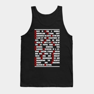 Guy Fawkes Speech Tank Top